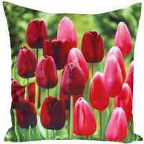 Pagalvės užvalkalas Spring JCL-639, žalia/rožinė, 40 cm x 40 cm