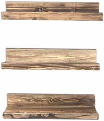 Sieninė lentyna Kalune Design AA 068, riešuto, 50 cm x 13 cm x 6 cm