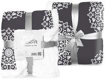 Pledas Faro Sherpa 22513, baltas/grafito, 150 cm x 200 cm