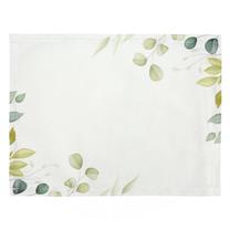 Servetėlė stačiakampė Natu, balta/žalia, 30 x 40 cm