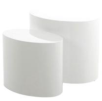 Kavos staliukas 61560, baltas, 48 cm x 33 cm x 40 cm