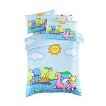 Vaikiškas patalynės užvalkalų komplektas Mijolnir Balýkçý 170PTK2001, mėlyna/balta/geltona, 100 x 150 cm