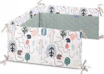 Apsauginis bortelis Sensillo Hedgehof, baltas/žalias, 120 cm x 60 cm