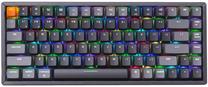 Klaviatūra Keychron K2 RGB Gateron Blue, EN, juoda, belaidė