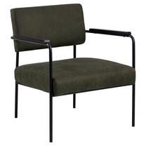 Krėslas Cloe, alyvuogių žalia, 66.5 cm x 65 cm x 77 cm