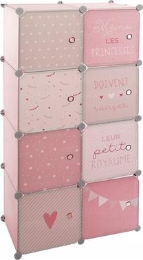 Spintelė Atmosphera, rožinė, 64 cm x 31.5 cm x 124 cm