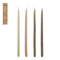 Žvakė, kūginė, 4 h, 4 vnt., Įvairių spalvų