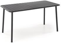Lauko stalas Bosco, juodas, 140 cm x 70 cm x 76 cm