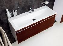 Vonios spintelė po praustuvu Ravak SD 800, balta/riešuto, 38 cm x 80 cm x 42 cm