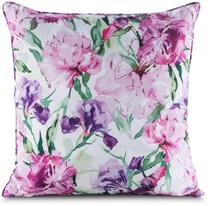 Dekoratyvinės pagalvėlės užvalkalas Garden, balta/žalia/rožinė, 45 cm x 45 cm