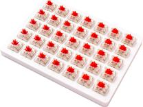 Jungiklis Keychron Cherry MX RGB Red Switch Set 35-Pack, skaidri/balta/raudona