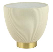 Kavos staliukas Kayoom Jokai 125, kreminė, 47 cm x 47 cm x 45 cm