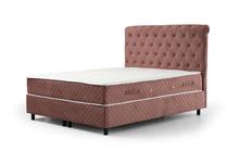 Lova viengulė Kalune Design Sonata V3, 90 x 190 cm, rožinė, su čiužiniu, su grotelėmis