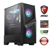 Stacionarus kompiuteris Mdata Gaming 90301663 Ryzen 7 5700G, DDR4 32 GB, SSD+HDD 1 TB 1 TB, RTX 4060 8 GB