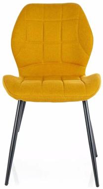 Valgomojo kėdė Jake Nea, matinė, geltona, 41 cm x 48 cm x 86 cm