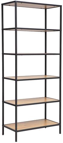 Pastatoma lentyna Hedvig 40828, ruda/juoda, 33 cm x 63 cm x 152 cm