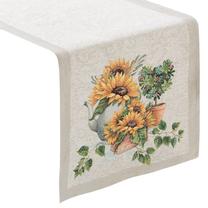 Stalo takelis stačiakampė 57, geltona/smėlio, 45 x 140 cm