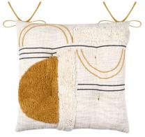 Kėdžių pagalvėlė Lovely Lenny CUB997001GAL, garstyčių/kreminė, 38 cm x 38 cm