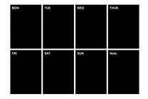 Lipdukas Black Stickers, biuro juoda