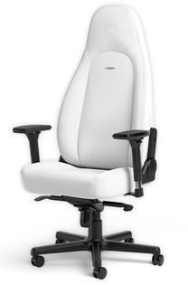 Žaidimų kėdė Noblechairs Icon NBL-ICN-PU-WED, 49 x 52 x 128 - 138 cm, balta