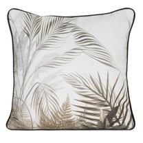 Dekoratyvinės pagalvėlės užvalkalas Ewa Minge Eva 17, ruda/balta/žalia, 45 cm x 45 cm