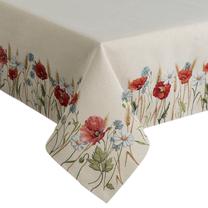 Staltiesė stačiakampė 1306, mėlyna/raudona/smėlio, 140 x 180 cm