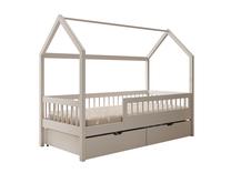 Vaikiška lova viengulė ADRK Galicja House, balta, 90 x 200 cm, su patalynės dėže, be čiužinio