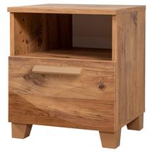 Naktinis staliukas Kalune Design Leva Alfa Desert, ruda/šviesiai ruda, 40 cm x 45 cm x 52 cm