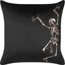 Dekoratyvinė pagalvėlė Beliani Medves, juoda, 45 cm x 45 cm