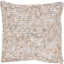 Dekoratyvinė pagalvėlė Arte Espina Finish 100, balta/sidabro, 45 cm x 45 cm