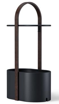 Žurnalinis staliukas Umbra, juodas, 35 cm x 24 cm x 68 cm