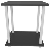 Kavos staliukas Kalune Design Gurnee, antracito/balta, 35 cm x 44.6 cm x 48.2 cm