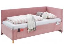 Lova viengulė Cool, 120 x 200 cm, šviesiai rožinė, be čiužinio