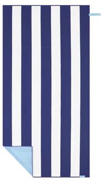 Paplūdimio rankšluostis Spokey Sailor, mėlynas/baltas, 160 cm x 80 cm