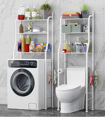 Lentyna virš tualeto 34166-14, balta, 27 cm x 47 cm x 152 cm