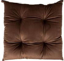Kėdžių pagalvėlė Home4you Velvet P0068285, ruda, 40 cm x 40 cm