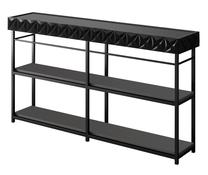 Konsolinis staliukas Kalune Design Zumrut, antracito/juoda, 152 cm x 32 cm x 83 cm