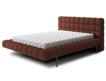 Lova pusantros vietos Magentta Jaffray, 140 x 200 cm, oranžinė, be čiužinio, su grotelėmis