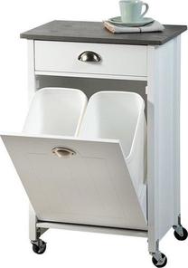 Virtuvinė spinta Kesper, balta, 50 cm x 37 cm x 79 cm