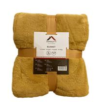 Pledas Domoletti Rabbit, geltonas, 150 cm x 200 cm