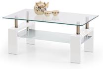 Žurnalinis staliukas Diana Intro, baltas, 100 cm x 60 cm x 45 cm