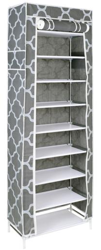 Batų spintelė Lea, pilka, 29 cm x 57 cm x 172 cm