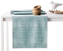 Staltiesės ir stalo takelio rinkinys stačiakampė Restilo Vesta, mint, 115 x 250 cm, 35 x 250 cm, 2 vnt.