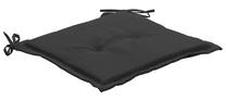 Kėdžių pagalvėlė VLX Garden Chair Cushions 314052, juoda, 50 cm x 50 cm, 4 vnt.