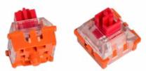 Jungiklis Keychron Lava Optical Red Switch Set Z81, raudona/oranžinė