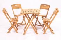 Lauko baldų komplektas Floriane Garden MY004, rudas, 4 vietų