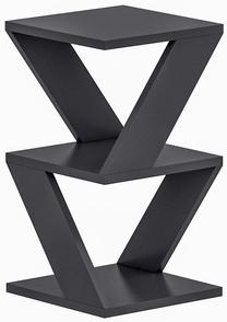 Žurnalinis staliukas Kalune Design Albeni, antracito, 30 cm x 30 cm x 50 cm