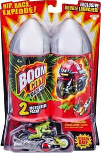 Игрушечный мотоцикл Tm Toys Boom City Racers, синий цв./зеленый цв.