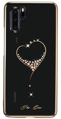 Telefona vāciņš Kingxbar, caurspīdīga krās./zelta krās., Huawei