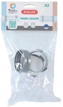 Grauzēju tunelis Zolux Cage Connect Kit, 21 cm x 6.5 cm x 6.4 cm, caurspīdīga krās.